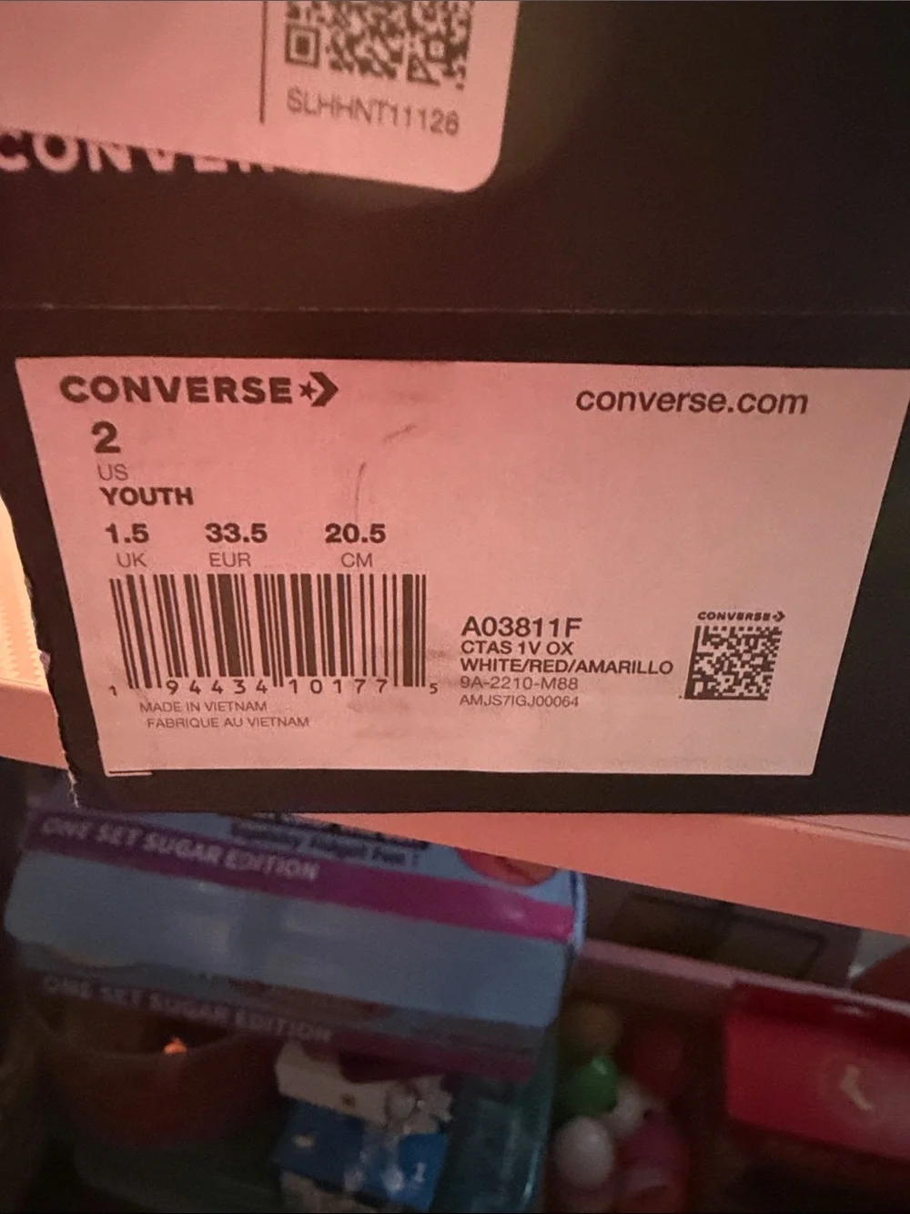 Converse White Multi-Color Graphic Low Top Sneaker